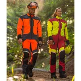 PSS Schnittschutzhose X-treme Air orange/grau, Größe 94 schlank und groß - S lang