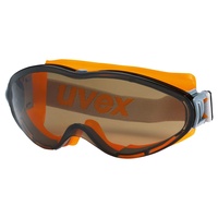 Uvex Ultrasonic Supravision Excellence Schutzbrille - Getönt/Grau-Orange