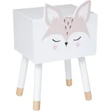 Atmosphera Nachtschrank Fuchs 53 x 53 x 53 cm Weiß