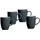 Ritzenhoff & Breker Doppio Kaffeetasse 0,32 l Grau 4 St.