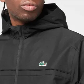 Lacoste Wasserabweisende Sport-Track-Jacke schwarz S