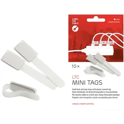 Label-the-cable LTC MINI TAGS - Draht-/Kabel-Marker - 9 cm - weiß (Packung mit 1