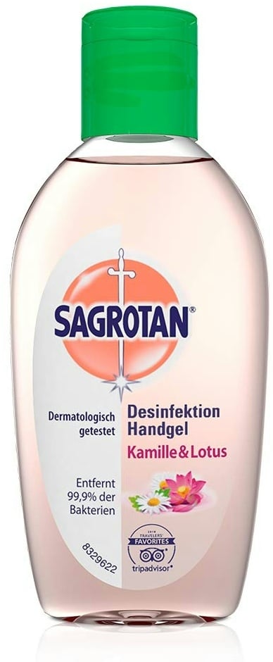 Sagrotan Desinfektion Handgel Desinfektionsmittel Kamille & Lotus 50ml