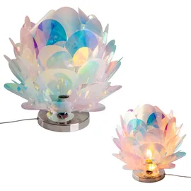 NÄVE Tischleuchte Schreibtischlampe Nachttischlampe Schlafzimmerlampe Irisierend