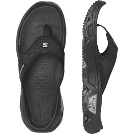 Salomon Reelax Break 6.0 Herren Freizeitschuhe, SHOES Black/Black/Alloy, 47 1⁄3