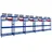 Proregal Mega Deal 5x Reifenregal Tiger 180x120x40 cm bis zu 12 Reifen auf 2 Ebenen mit 2 Fachboden Blau