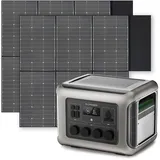 All powers Solargenerator R2500, 2016wh Kapazität mit 600W / 1200W Solarmodulen, 4x2500W