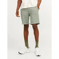 JACK & JONES Chinoshorts »JPSTFURY JJSHORTS ANA SN«, mit Taschen, Gr. S - N-Gr, Agave Green, , 29200740-S N-Gr