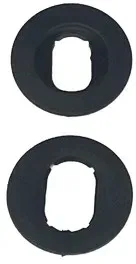 Kunststoff-Clips zur Befestigung von Fußmatten am Boden – oval – 4 Stück