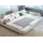 xl moebel gmbh Multifunktion Sofa Bett xxl Big Betten Boxen USB Hotel Leder Polster Neu #198 - Beige