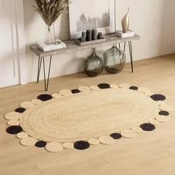 Morgenland Sisalteppich - Boldo - natur - 180 x 120 cm - oval