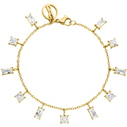 Purelei Armband Powder mit kleinen Schmuckstein-Anhängern Gold Damen 
