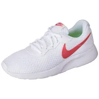 Nike Damen Tanjun Trainers DJ6257 Sneakers Schuhe (UK 5 US 7.5 EU 38.5, White sea Coral Volt Black 105) - 38.5 EU