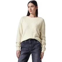 street one studio Pullover mit Struktur Beige XS