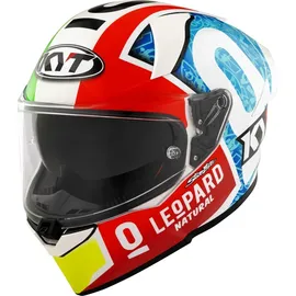 KYT R2r Max Foggia Misano 2021 Replica Helm, mehrfarbig, Größe XS