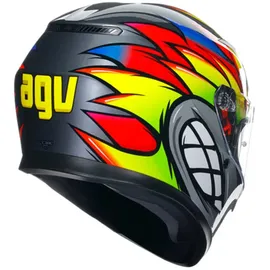 AGV K3 Birdy 2.0 Integralhelm - Grau/Gelb/Rot / M