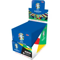 Topps UEFA Fußball-Europameisterschaft 2024 Sammelsticker Stickertütchen-Box