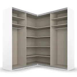 Rauch Eckschrank Quadra 181 x 210 x 187 cm Grau