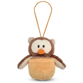 NICI Wendekuscheltier Eule Oscar gelb 12cm