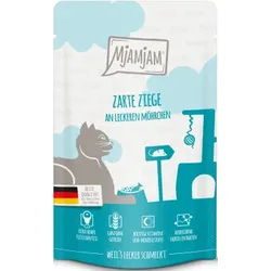 Katzen - Nassfutter MJAMJAM Cat Adult Ziege & Karotten, 125 g