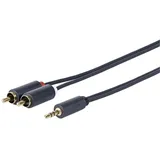 Vivolink Audiokabel mini-phone stereo 3,5mm - RCA 20,0m (PROMJRCA20)