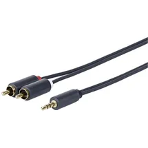 Vivolink Audiokabel mini-phone stereo 3,5mm - RCA 20,0m (PROMJRCA20)