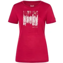 super.natural Wonder Wald T-Shirt rot/various S