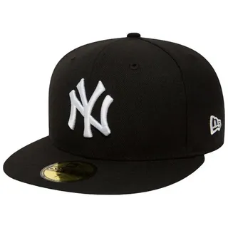 New Era New York Yankees MLB Basic Black Base Black White 59Fifty Cap - 7 7/8-63cm (XXL)