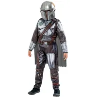 Rubies – Offizielles Star Wars – Deluxe Kostüm The Mandalorian – Größe 5 – 6 Jahre