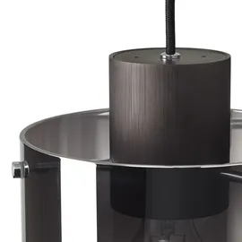 Brilliant Beth 1-flg. 20 cm zylinderförmig braun/rauchglas