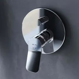AM.PM X-Joy Unterputz Duscharmatur Wannen-Brausebatterie für 1 Verbraucher Chrom FXA45000