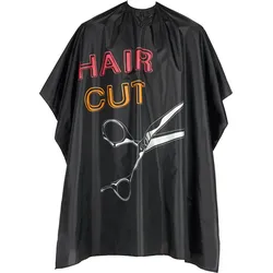 Efalock Umhang schwarz Aufdruck HairCut +