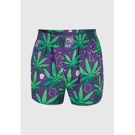 Lousy Livin Boxershorts OuterSpace / Schwarz / Lila S 2er Pack
