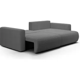 petits-meubles Eckcouch Grau 3-Sitzer