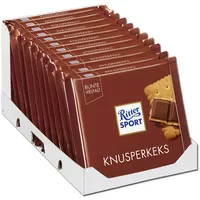 (15,35€/1kg) Ritter Sport Knusperkeks, Schokolade, 11 Tafeln je 100g