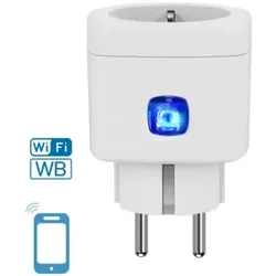 Aigostar WiFi WB Smart Plug Adapter MAX.2300W.10A 250V~ Fernbedienung Sprachsteuerung Timing-Funktion Einfache Einrichtung