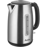 Amica KM2011 1,7l Edelstahl, Wasserkocher 1,7 l 2200 W Silber