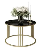 lookway LORI GLASS Schwarz/Gold Glas 70 x 47 cm