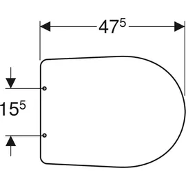 Geberit Renova Comfort Weiß