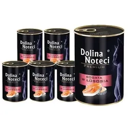 Dolina Noteci Premium für Katze reich an Lachs 12x400g