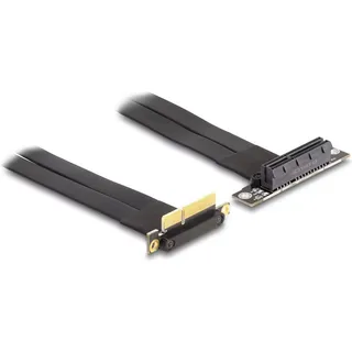 DeLock Riser Karte PCI Express x4 Stecker 90° gewinkelt zu x, Mainboard Zubehör