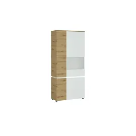 Möbel Boss Vitrine Luci 91 x 40 x 199 cm Weiß