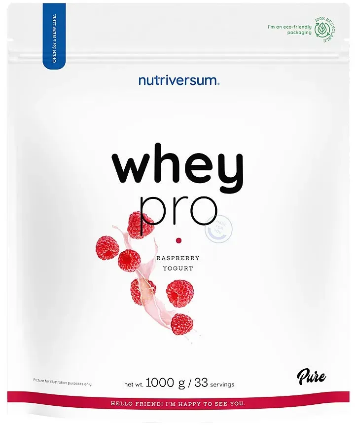 Nutriversum Whey Pro (1000 g, Himbeer Joghurt)