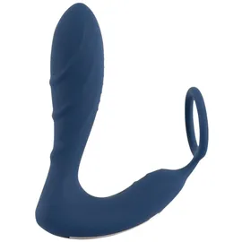 You2Toys Vibrating Prostate Plug mit Penisring und Vibro-Analplug, Blau