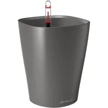 LECHUZA Deltini Komplettset 15 x 15 x 19 cm anthrazit metallic