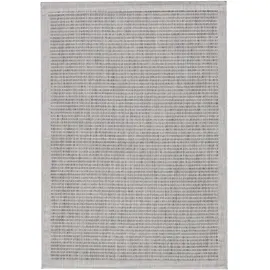 KADIMA DESIGN Balkonteppich Einfarbig Wetterfest Waschbar Strapazierfähig Terrasse Garten Schadstoffgeprüft Grau 240x340 cm – ORIANA von Kadima Design