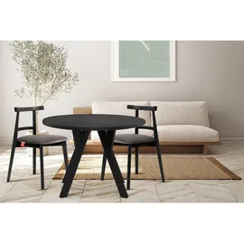 Konsimo Ø 100 cm schwarz