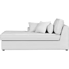 OTTO home Ottomane OTTO HOME "Enid", beige (creme), B:130cm H:75cm, 100% Polyester, Sofas, Ottomane, einzeln stellbar oder als Teil eines Modulsofas, fester Sitzkomfort