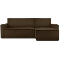 Konsimo Ecksofa Napi ¦ braun ¦ Maße (cm): B: