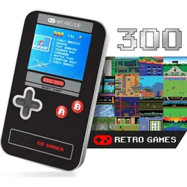 My Arcade Go Gamer Classic 300 Spiele Rot/Schwarz + 1 Controller
